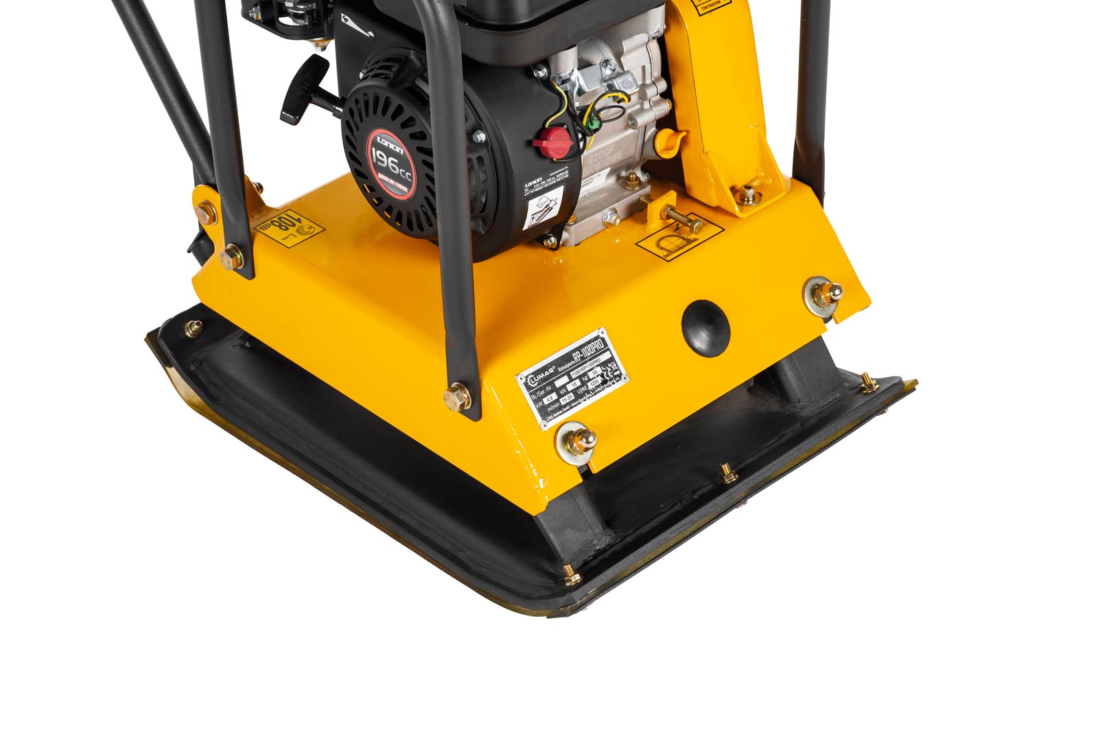Lumag top compactor plate